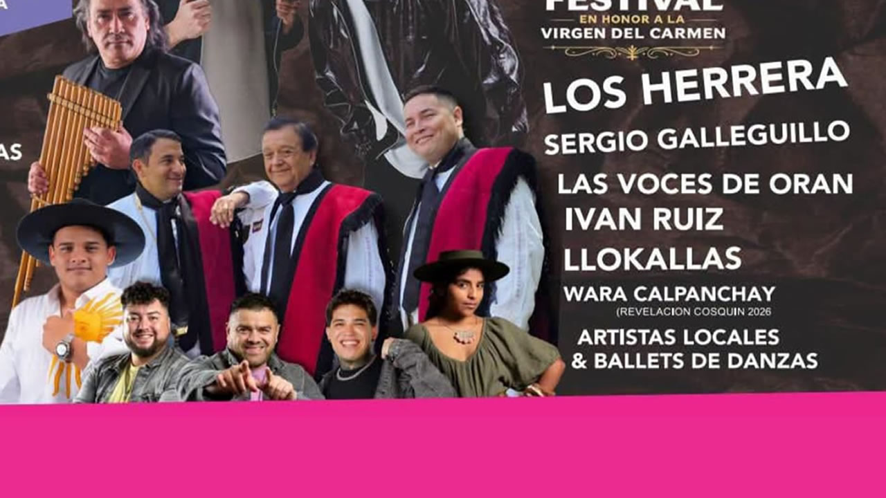 El Carmen se prepara para el 5° Mega Festival tras su reprogramacion y fusionnorte.com sortea entradas.