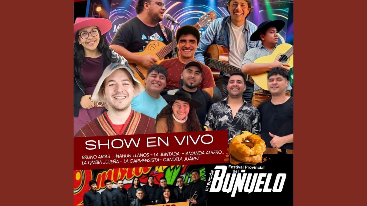 Folclore, danza y tradición: Mirá la grilla completa de artistas para el 10° Festival del Buñuelo